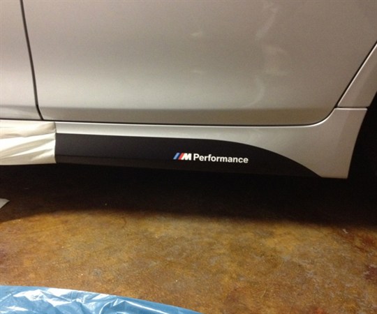 Наклейка порога BMW M Perfomance
